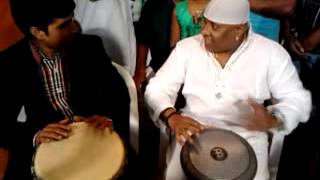 Dhyan and Shri. Sivamani djembe - darbuka Jam #meinlpercussion #djembe #darbuka #drumssivamani