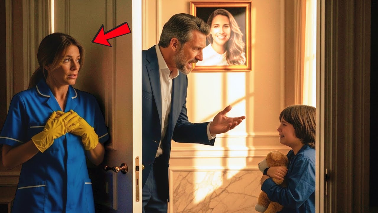 IL ENFERMAIT SON FILS CHAQUE NUIT… MAIS CE QUE LA FEMME DE MÉNAGE A VU A TOUT CHANGÉ