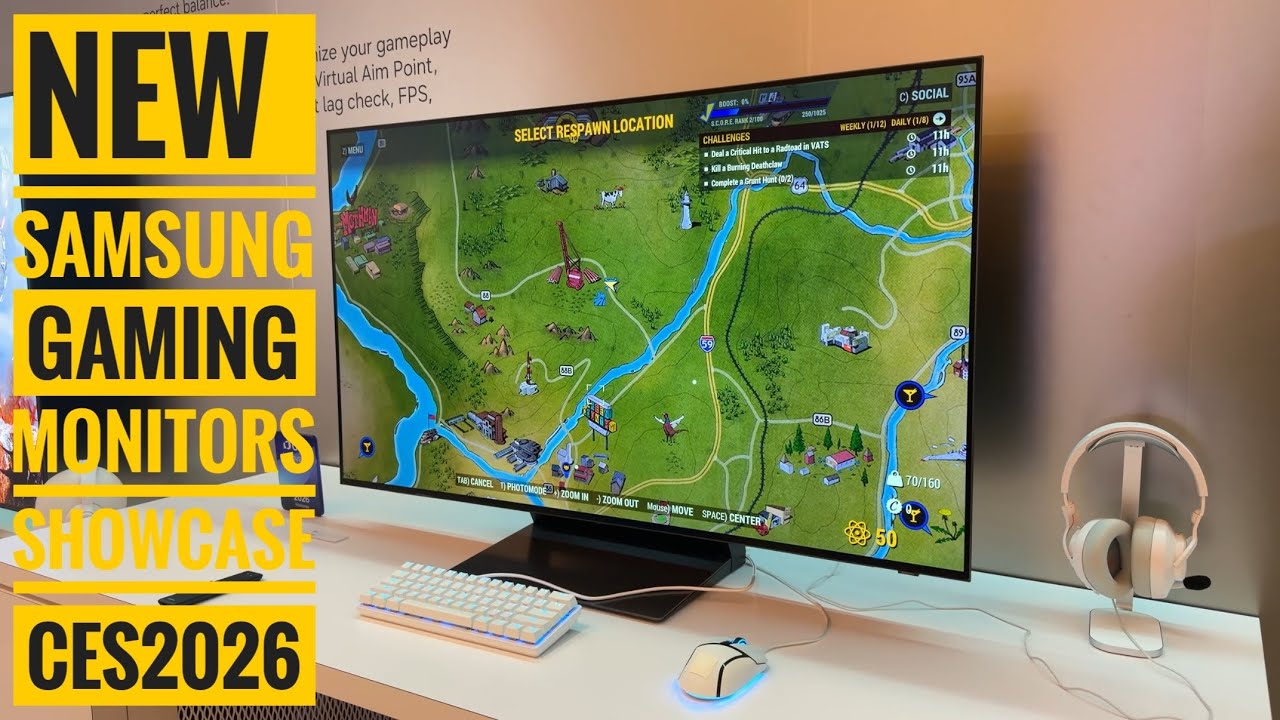 Новые игровые мониторы Samsung, представленные на CES 2026, просто невероятны (двухрежимный режим...