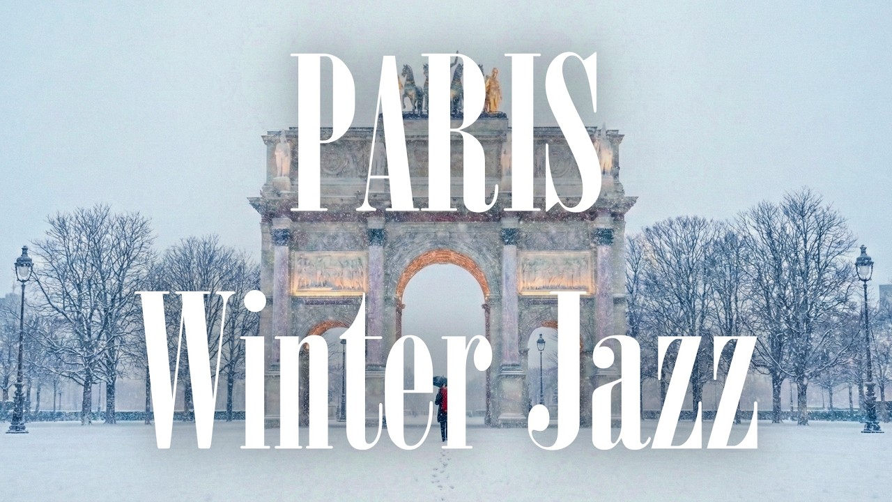 Playlist🎧 No Lyrics | Paris Winter Jazz Relaxing Piano Music for Studying | Warm Jazz Piano Trio