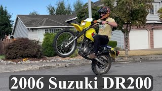 Suzuki DR200 a worthy dirt Bike? | Kicked off Construction Site