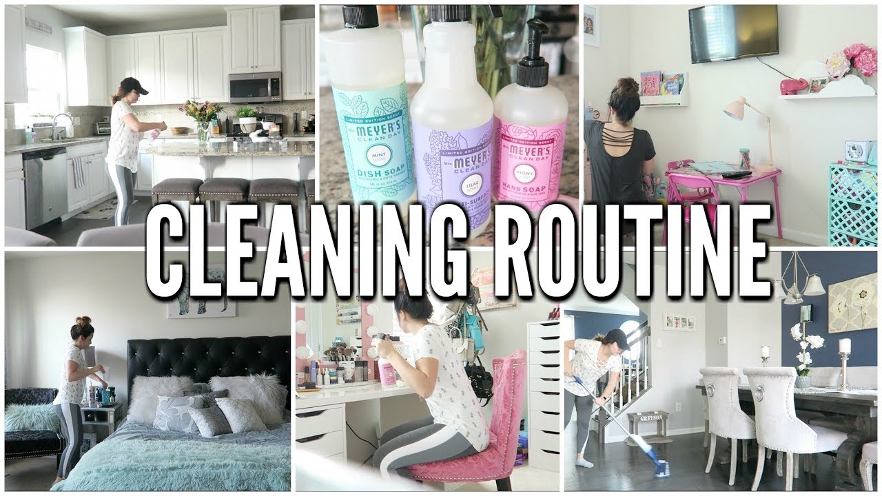 MY CLEANING ROUTINE | CLEANING MOTIVATION!! NEW HOUSE 2018