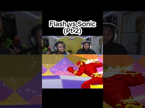 FLSH VS SONIC Fight Is Getting TOO CRAZY #deathbattle #sonic #flash #shorts #viral #animation #fyp