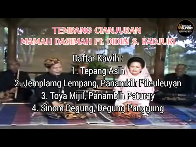 Tembang Cianjuran Mamah Dasimah & Didin S  Badjuri class=