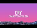 Cigarettes After Sex Cry Lyrics