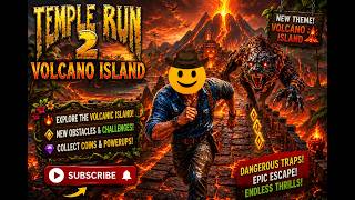 Temple Run 2 Volcano Island 🌋 | New Volcano Theme Gameplay | Epic Escape & High Score Run! screenshot 5