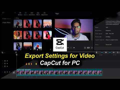 Export Settings for Video in CapCut for PC | CapCut Video Editing Course #18
