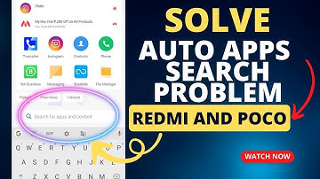 Solve Mi Phone App Drawer Auto Search Open Problem | Redmi And Poco | Search For Apps And #content