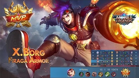 XBORG BEST BUILD 2022 | TOP 1 GLOBAL XBORG GAMEPLAY | MOBILE LEGENDS✓ Honey Gaming Official !