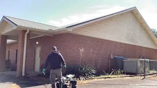 Chemical and pressure wash on a church with vinyl siding screenshot 4
