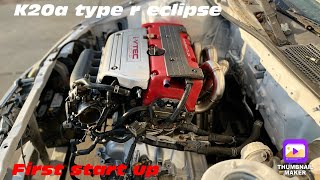 Mitsubishi eclipse k20a type r swap part 5