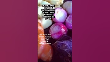 Thumbnail of RACIKAN BUMBU SATE KAMBING SEBELUM DI BAKAR #bumbusate #bumbusatekambing #satekambing