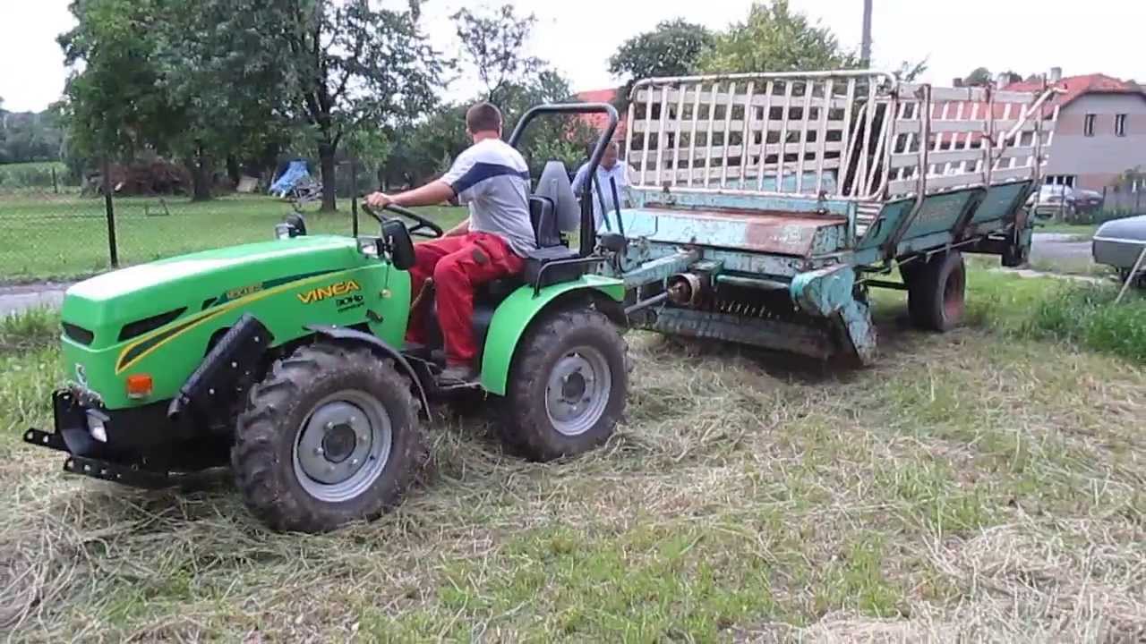 Vinea 30hp a sběrací vůz