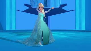 Maybe This Time but Elsa is doing a dance fad [MMD]