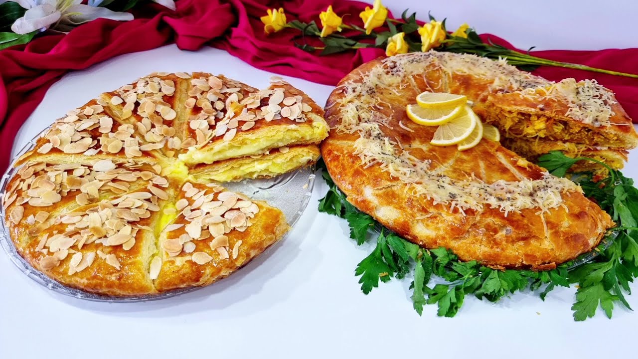 غدا وكوتي🥰مسمنة بسطيلة بحشوة اقتصادية ولذيذة🔥ومسمنة ميلفاي بنفس العجين مورقة ومقرمشة👌🏻كتحمق