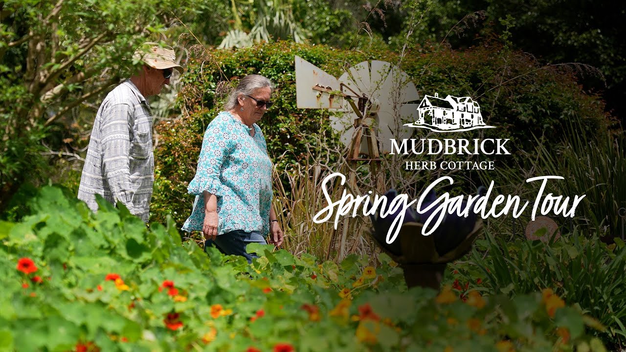 Spring Garden Tour - Mudbrick Herb Cottage