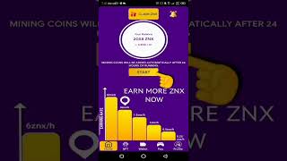 Earn 72 ZNX per Hour||Earn More ZNX Now||Zenx Network Mining App||2024 screenshot 3