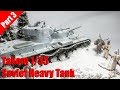 Snow diorama build - SMK Soviet heavy tank (Takom 1/35 scale model)