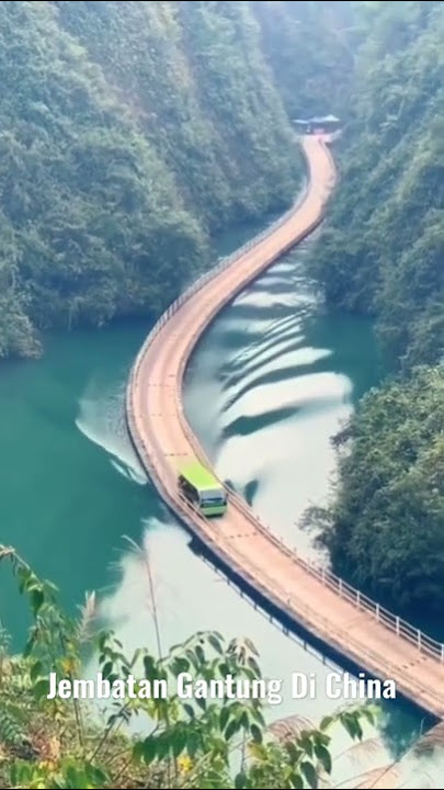 Jembatan Gantung Di China #shorts