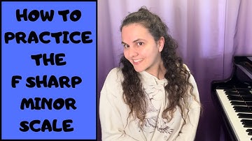 HOW TO PLAY THE F SHARP MINOR SCALE ON THE PIANO // Piano Scale Exercises - Piano Tutorial