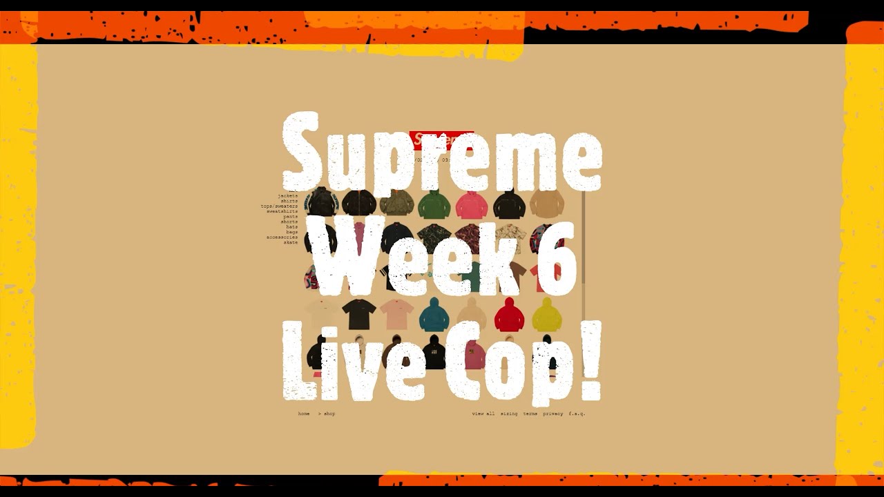 Supreme Week 6 Live Cop! | Supreme x Smurfs Collab