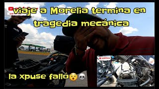 Viaje a Morelia en xpulse 200 y benelli termina en tragedia mecánica