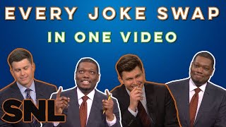 23 Minutes of Weekend Update with Colin Jost \& Michael Che Swapping Jokes #viral #snl