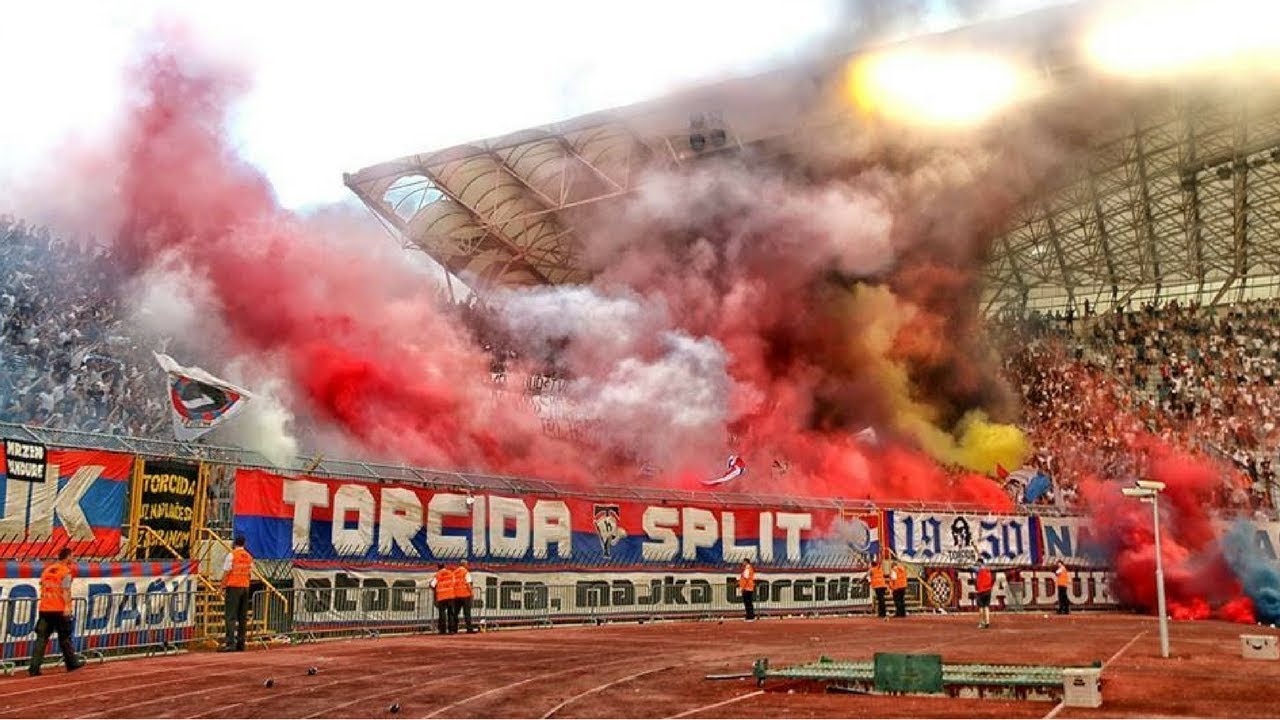 Hajduk Split Ultras (Torcida Split) - Best Moments 