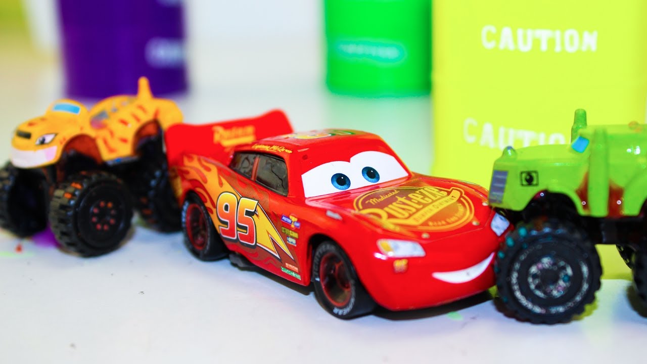 Learn colors with Blaze and the monster machines Мультики #промашинки Вспыш и чудо машинки Игрушки для мальчиков 4 лет