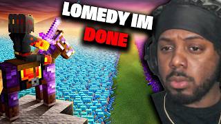 FLAMEFRAGS FINALLY DOES IT... | 1000 VS 1000 Player Minecraft Civil War