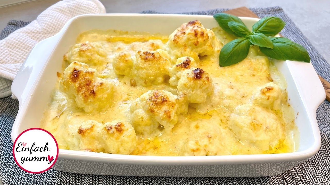 Blumenkohlgratin 🤩 - leckerschmecker Beilage aus dem Thermomix® TM6