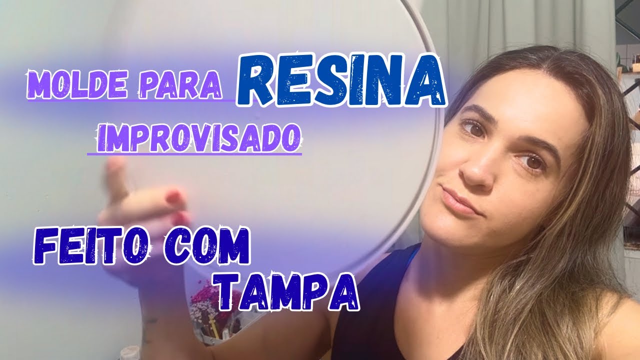 Como usar tampas como molde para resina. Como improvisar moldes com utensílios de cozinha.
