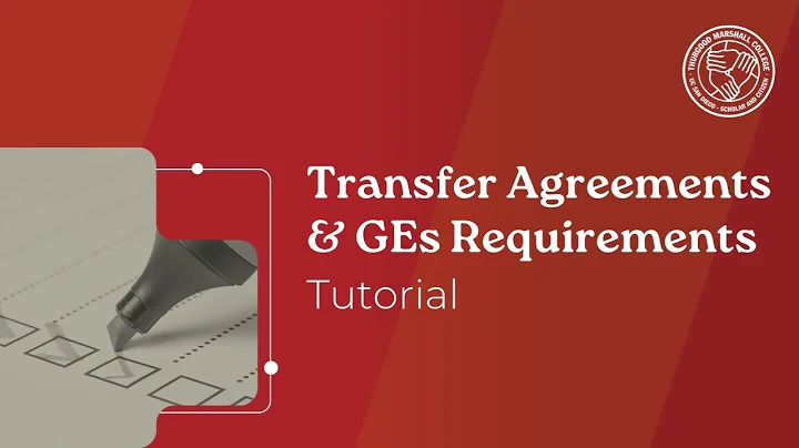 Transfer Agreements & General Education Requirements Webinar - DayDayNews