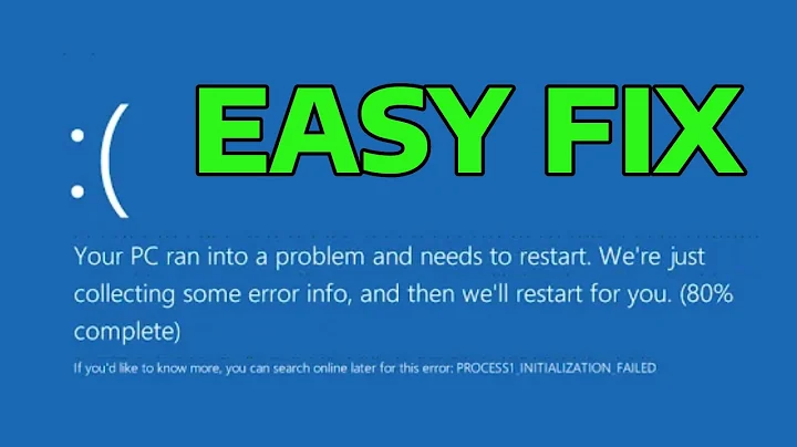 How To Fix PHASE1 INITIALIZATION FAILED Blue Screen Error