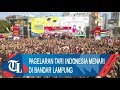 Pagelaran tari indonesia menari di bandar lampung  tribun lampung news