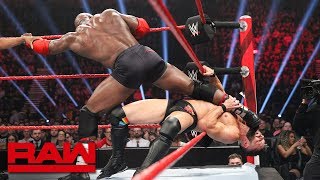 Finn Bálor Vs. Bobby Lashley Raw, Nov. 5, 2018