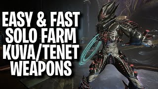 HOW TO FARM NEW TENET/KUVA WEAPONS SUPER FAST IN WARFRAME | KUVA LICH & SISTERS OF PARVOS GUIDE 2024