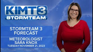 We're tracking another cloudy Tuesday before clearing tonight