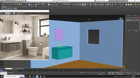 3DsMax Tutorials, Learn 3D Modeling a Bathroom from Scratch in 3dsmax.( Part 1)