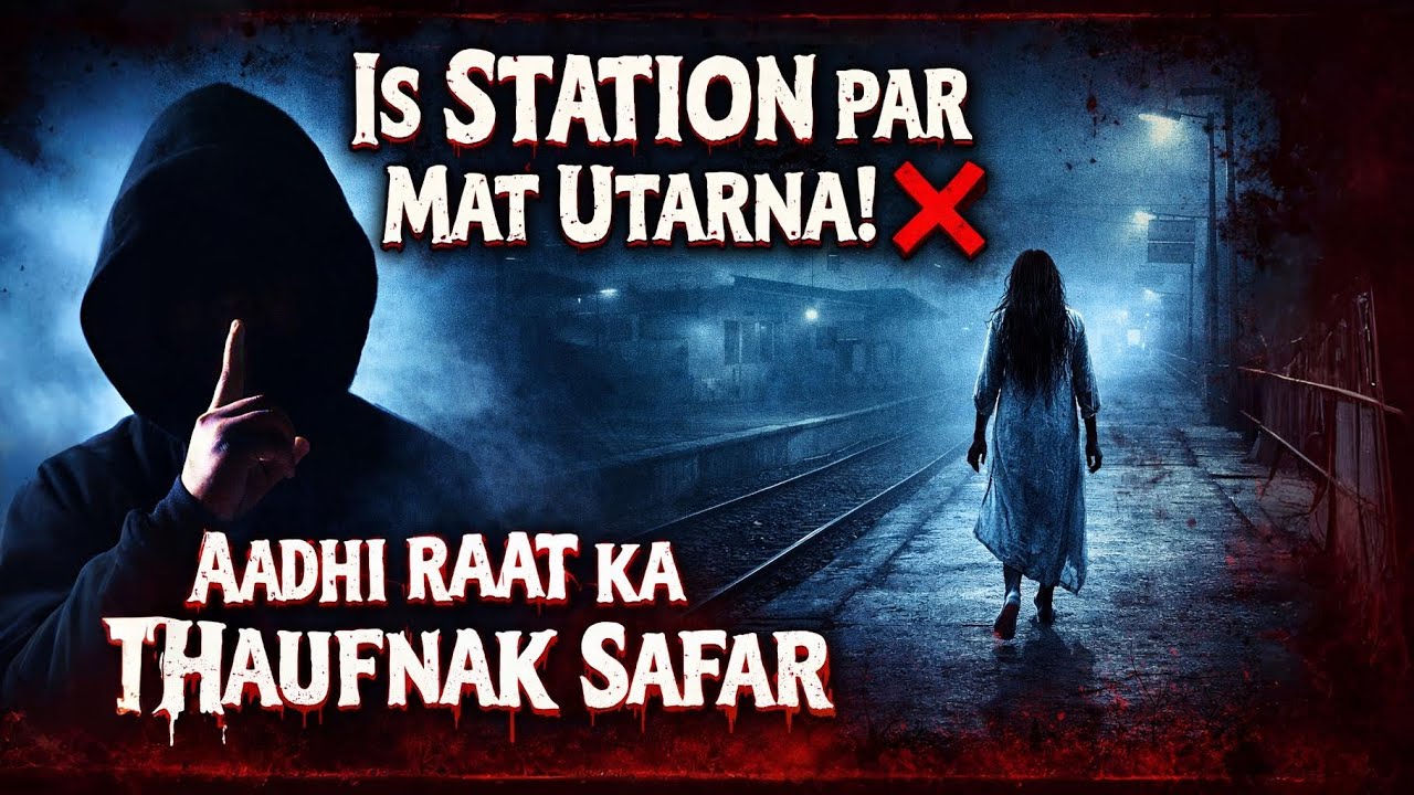 The Haunted Train Station:Aadhi Raat Ka Khaufnak Safar 🚂 | Dark Truth Hindi | Horror Story in Hindi