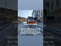 Dudullu Tepesi çevresinde kar temizleme, küreme ve tuzlama başladı.