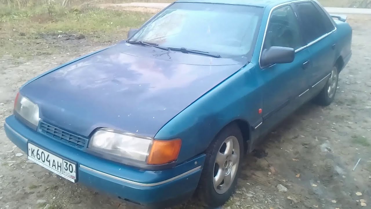 Замена потолочных часов и датчика кислорода (лямбда зонда) форд скорпио ...