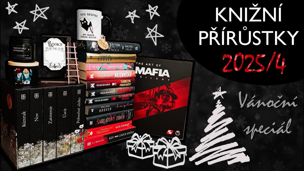 Knižní přírůstky 2025/4: Co jsem dostala k Vánocům?