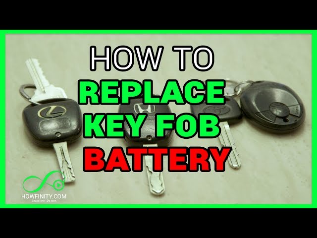 How to Replace a Key Fob Battery - Wow Woody's