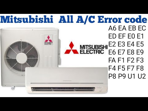 How to Mitsubishi heavy A/C error codes || Mitsubishi Air conditioner all error codes..........