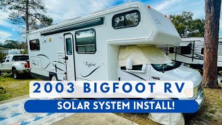 2003 Bigfoot RV Solar Install  Victron System Install for Off Grid Camping!