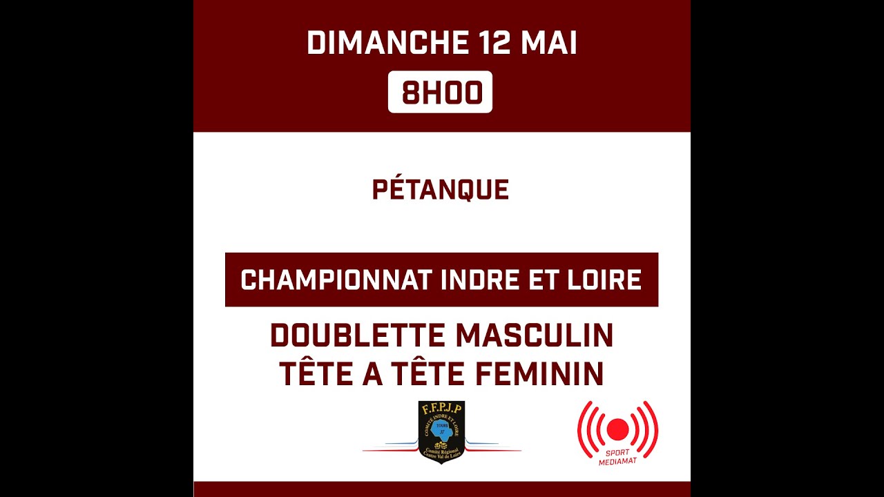 Miniature : Pétanque - Championnat Indre et Loire - Doublette Masculin / Tête à tête féminin - Second Canal