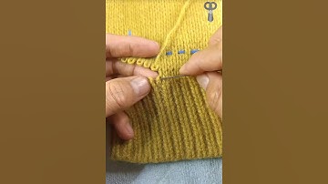 #how to shorten the sleeve length of a sweater with your own hands