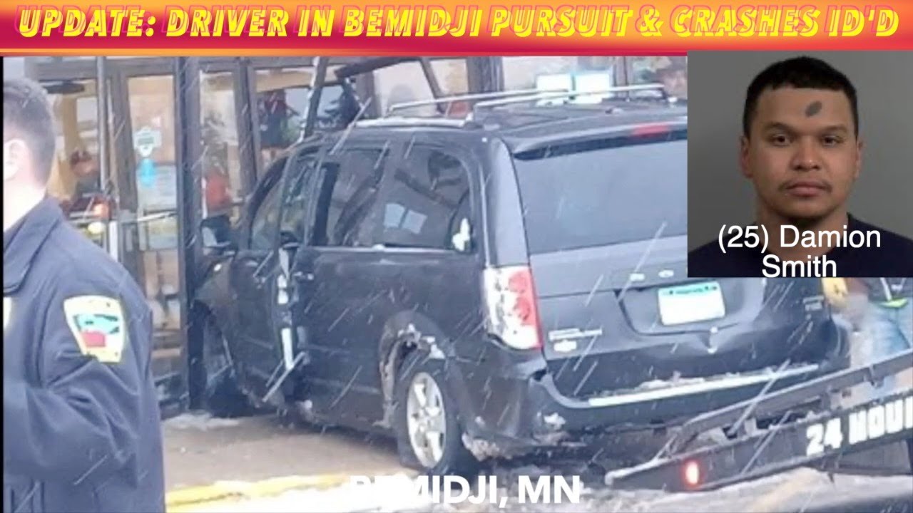 UPDATE: Driver In Bemidji Pursuit & Multiple Crashes Identified - YouTube
