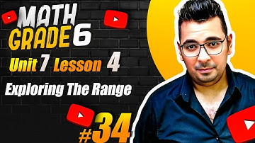 Math | grade 6 | Unit 7 Lesson 4  | Exploring The Range